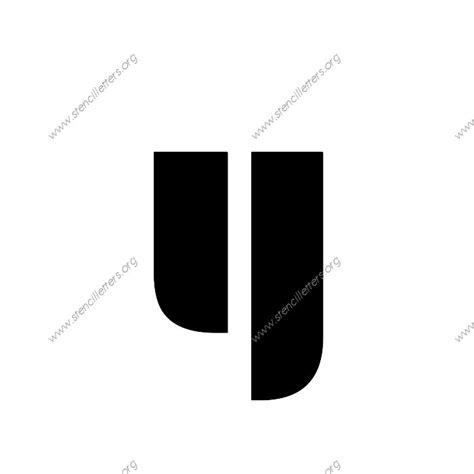 display decorative uppercase lowercase letter stencils