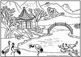 China Coloring Pages Animal sketch template