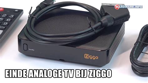 ziggo stopt met analoge tv wat betekent dat voor consumenten