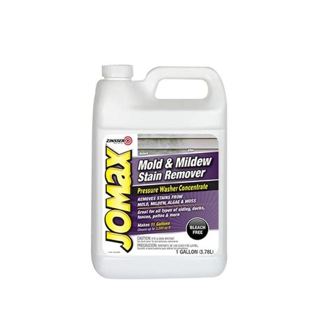 zinsser jomax mold  mildew stain remover pressure washer concentrate   pressure washer
