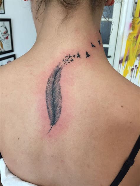 What Is The Meaning Behind A Feather Tattoo 25 Feather Tattoos For