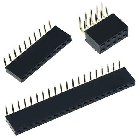 mm  pcb header sockets single double row ebay