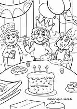 Malvorlage Malvorlagen Kostenlos Geburtstagsfeier Ausmalen Drucken Feiern sketch template