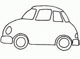 Coloring Pages Easy Cars Car Kindergarten Cute Popular sketch template