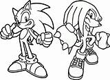 Knuckles Sonic Coloring Pages Seekpng Automatically Start Click Doesn Please If Transparent sketch template