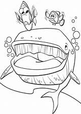 Nemo Gdzie Kolorowanka Dory Marlin Wydruku Wieloryb Crush Malowanka Kolorowanki Shark Bajki sketch template