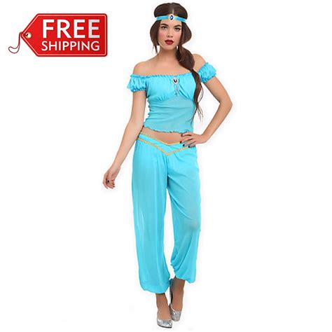 Aladdin S Princess Jasmine Costume Women Adult Cosplay