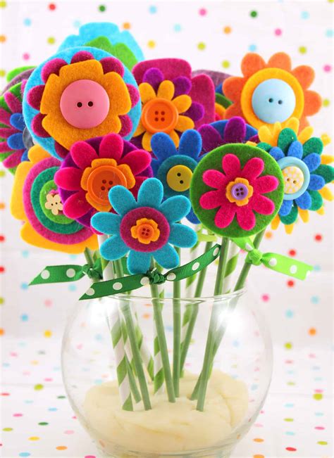 flower power cute floral kids crafts  spring summer   year