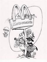Mcdonald Ronald Grimace Clip Winters Friends Hired Greg Illustrator する 選択 ボード Cartoon Mcdonaldland sketch template