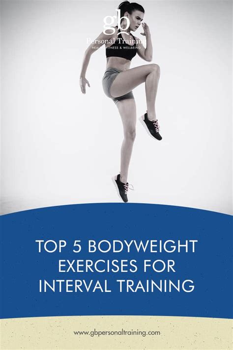 top  bodyweight exercises  interval training