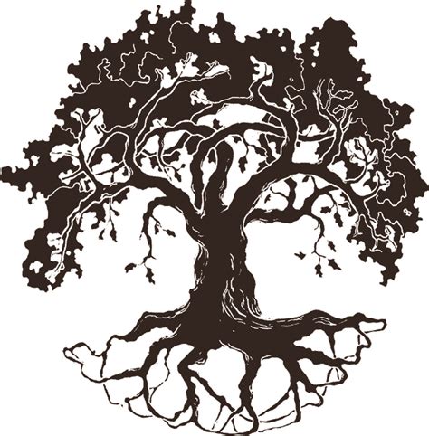 oak tree silhouette  clipartioncom tree drawing oak