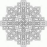 Coloring Geometric Pages Complex Library Clipart Mandala sketch template