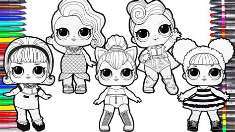 queen bee lol doll coloring page  printable coloring pages  kids