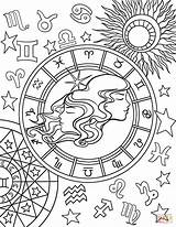 Gemini Sternzeichen Leo Zwillinge Dierenriem Kleurplaat Supercoloring Kleurplaten Steinbock Tierkreiszeichen Zodiaco Ausmalbild Ausdrucken Cáncer sketch template