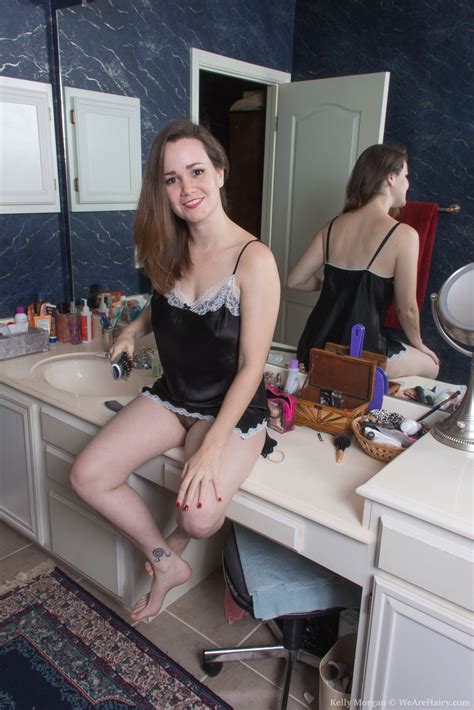 kelly morgan gets naked and sexy in her bathroom