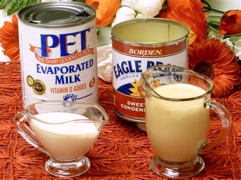 evaporated  condensed milk cooking tips