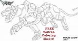 Voltron Legendary Defender sketch template