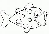 Coloring Fish Preschool Pages Popular sketch template