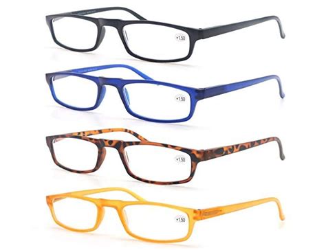modfans reading glasses 4 0 4 pairs fashion readers narrow