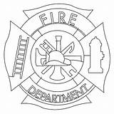 Firefighter Fireman Getdrawings sketch template
