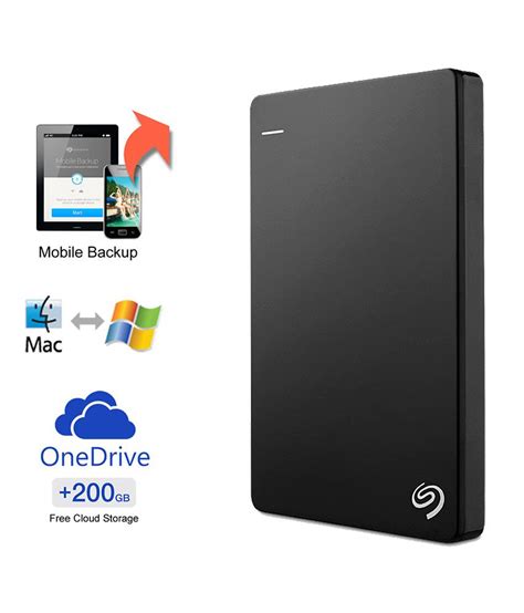 seagate backup  slim tb portable external hard drive  gb  cloud storage mobile