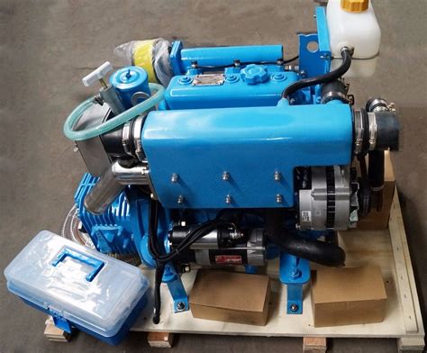 hf  cylinder hp inboard marine diesel engine  gearbox