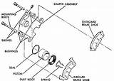 Caliper Brake Exploded Work Does Works Floating Car Brakes Garage Welcome System sketch template