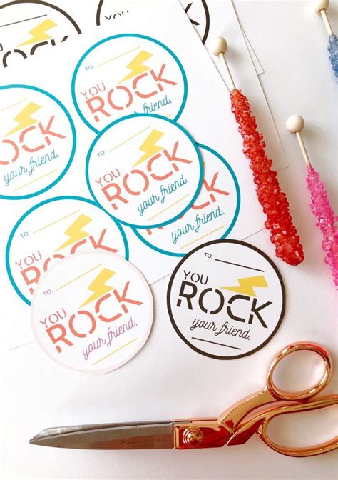 rock valentine printables  rock diy baby gifts cheap gifts