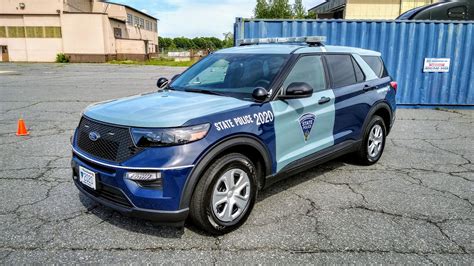 massachusetts state police ford police interceptor hybrid rpolicevehicles