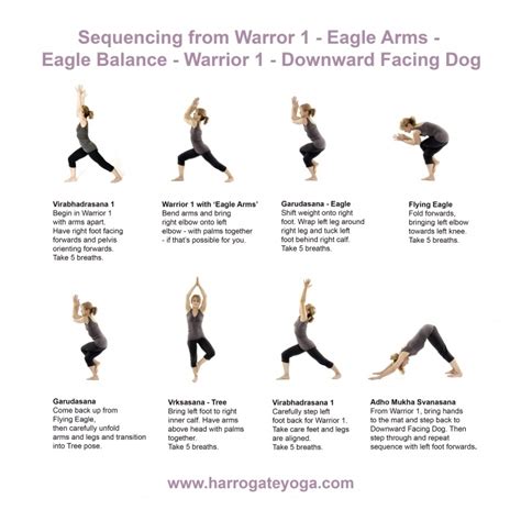 eagle pose sequence  yoga poses