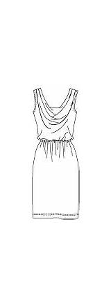 Mccall Cowl sketch template