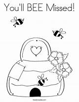 Miss Coloring Pages Will Printable Bee Kids Missed Ll Color Bees Sheets Print Getdrawings Getcolorings Choose Board sketch template