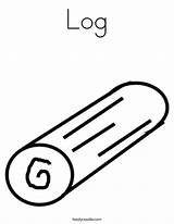 Coloring Log Print Favorites Login Add Twistynoodle 605px 41kb sketch template