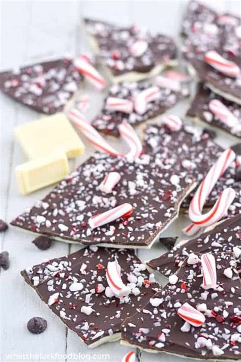 Easy Homemade Candy Cane Bark What The Fork