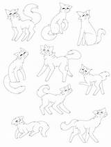 Warrior Cat Lineart Ocs sketch template