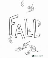 Fall Coloring Pages Autumn Kids Printable Sheets Print Below Click sketch template