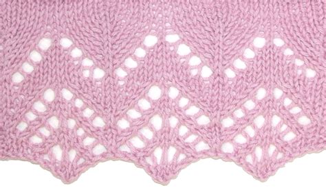 knitted lace trim pattern