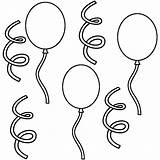 Coloring Balloons Printable Popular sketch template