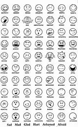 Smile Sketchnotes Thinking Sayfada Bir Duygu Silly Writers Emociones Eyebrows Headshot Dzieci Edukacyjny Takethepen sketch template