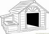 Doghouse sketch template