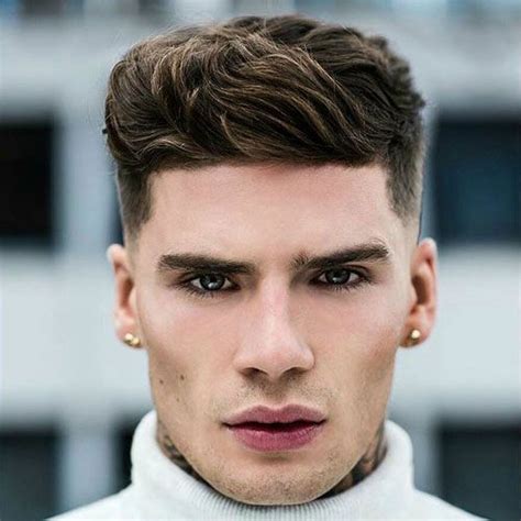 triangle face shape men hairstyle