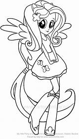 Pony Equestria Fluttershy Poney Mlp Stampare Colorier Rarity Hasbro Sunbow Cartonionline sketch template