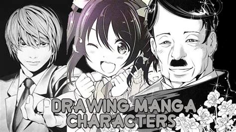 drawing mangaanime characters part  youtube