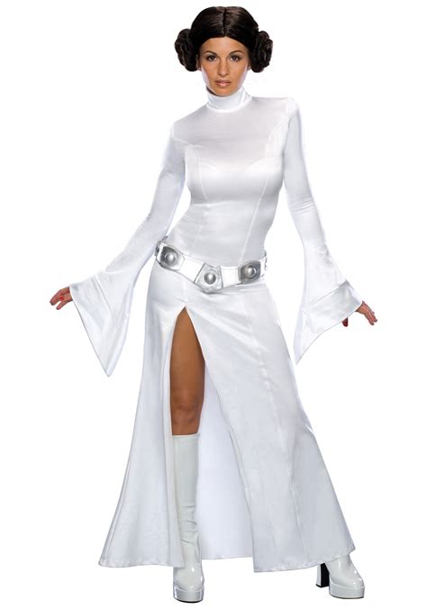 princess leia white dress sexy adult halloween star wars costumes