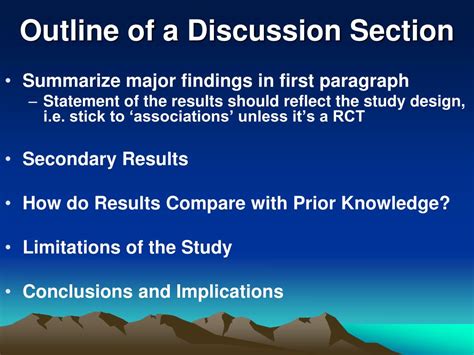 discussion section powerpoint