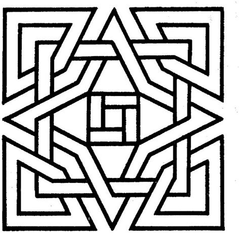 simple geometric motifs clipart
