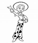 Toy Story Coloring Jessie Pages Printable Jesse Disney Woody Boone Daniel Clipart Coloring4free Getcolorings Para Colorear Color Face Cartoon Bullseye sketch template