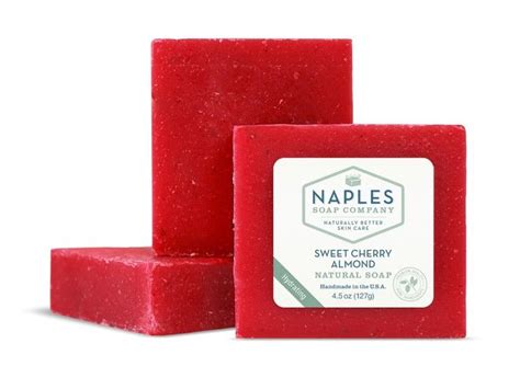 sweet cherry almond natural soap   sweet cherries cherry almond natural soap