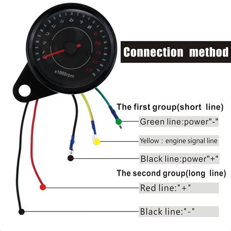 tech aid digital tachometer wiring diagram