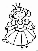 Queen Coloring Pages King Kids Fairy Tales Drawing Clip Color Tale Clipart Printable Print Adults Cliparts Draw Little Getcolorings sketch template